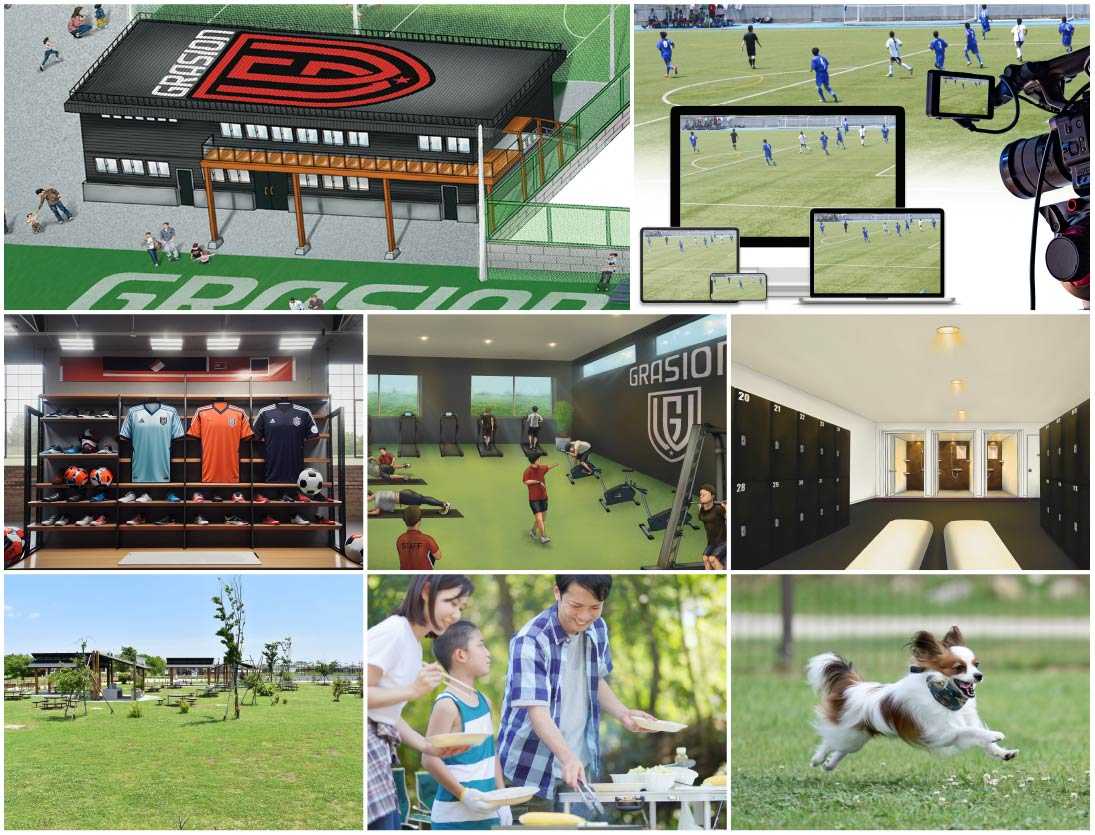 最先端の設備 フルピッチサッカーグラウンド